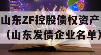 山东ZF控股债权资产（山东发债企业名单）