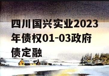 四川国兴实业2023年债权01-03政府债定融