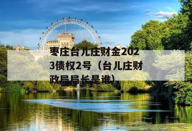 枣庄台儿庄财金2023债权2号（台儿庄财政局局长是谁）