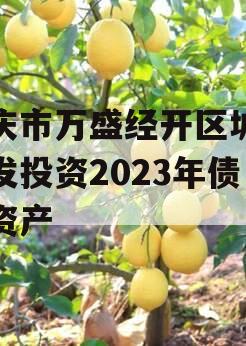 重庆市万盛经开区城市开发投资2023年债权资产