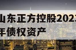 山东正方控股2023年债权资产