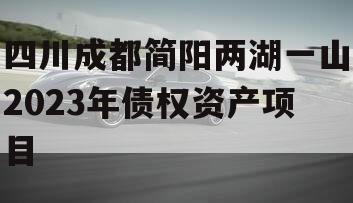 四川成都简阳两湖一山2023年债权资产项目