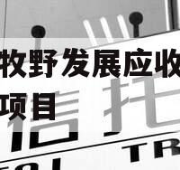 新乡牧野发展应收账款债权项目