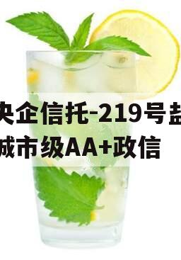 央企信托-219号盐城市级AA+政信