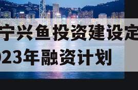 济宁兴鱼投资建设定向2023年融资计划