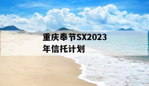 重庆奉节SX2023年信托计划