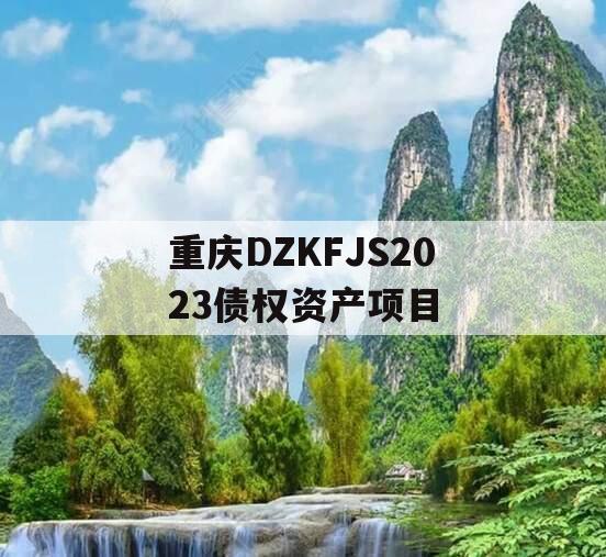 重庆DZKFJS2023债权资产项目