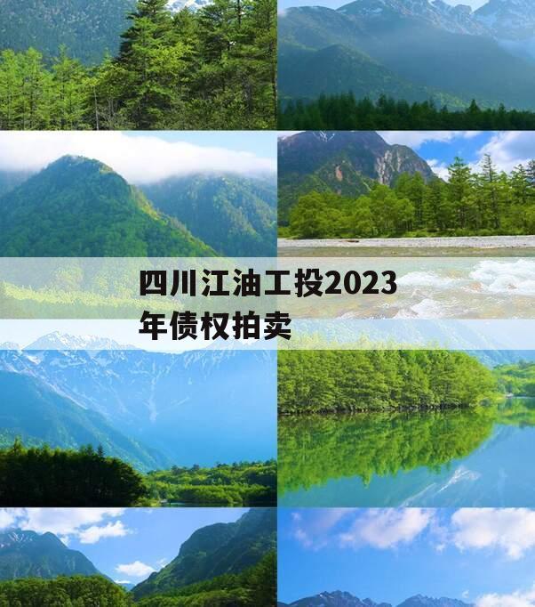 四川江油工投2023年债权拍卖