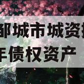 山东邹城市城资控股2023年债权资产