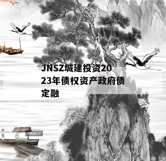 JNSZ城建投资2023年债权资产政府债定融