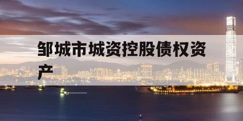 邹城市城资控股债权资产