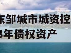 山东邹城市城资控股2023年债权资产