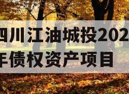 四川江油城投2023年债权资产项目