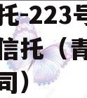 央企信托-223号胶州集合信托（青岛信托投资公司）