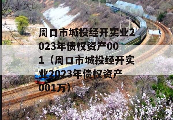 周口市城投经开实业2023年债权资产001（周口市城投经开实业2023年债权资产001万）