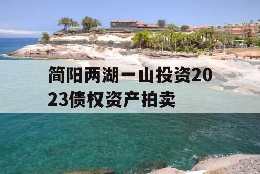 简阳两湖一山投资2023债权资产拍卖