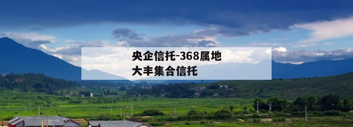 央企信托-368属地大丰集合信托