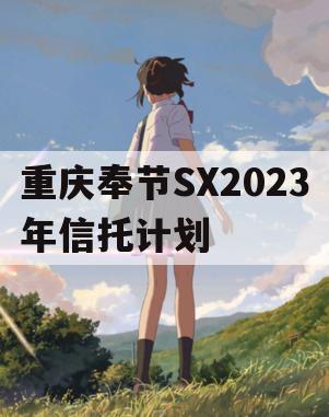 重庆奉节SX2023年信托计划