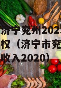 山东济宁兖州2023年债权（济宁市兖州区财政收入2020）