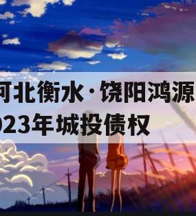 河北衡水·饶阳鸿源2023年城投债权