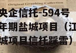 大央企信托-594号一年期盐城项目（江苏盐城项目信托踩雷）