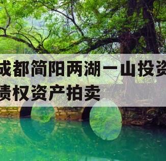 成都简阳两湖一山投资债权资产拍卖