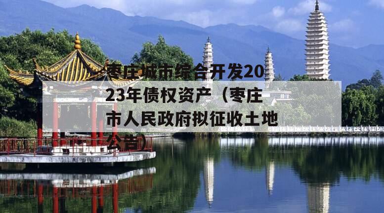 枣庄城市综合开发2023年债权资产（枣庄市人民政府拟征收土地公告）