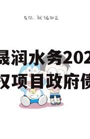 山东晟润水务2023年债权项目政府债定融