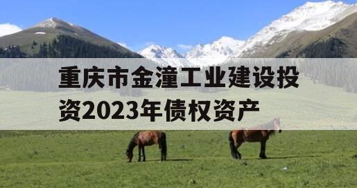 重庆市金潼工业建设投资2023年债权资产