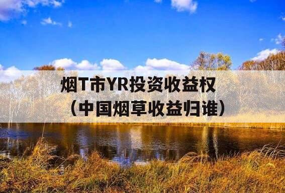 烟T市YR投资收益权（中国烟草收益归谁）