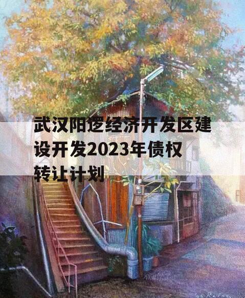 武汉阳逻经济开发区建设开发2023年债权转让计划