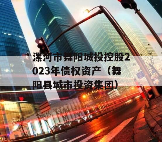 漯河市舞阳城投控股2023年债权资产（舞阳县城市投资集团）