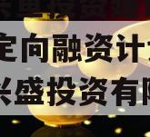 济宁兴鱼投资建设2023年定向融资计划（济宁兴盛投资有限公司）