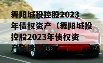 舞阳城投控股2023年债权资产（舞阳城投控股2023年债权资产负债率）