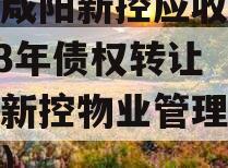 西安咸阳新控应收账款2023年债权转让（咸阳新控物业管理有限公司）