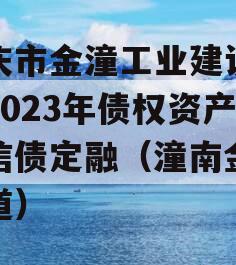 重庆市金潼工业建设投资2023年债权资产政信债定融（潼南金潼大道）