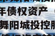 漯河市舞阳城投控股2023年债权资产（漯河市舞阳城投控股2023年债权资产转让）