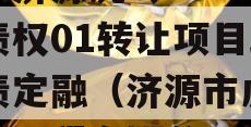 山东济源虎岭2023年债权01转让项目政信债定融（济源市虎岭建筑工程有限公司）