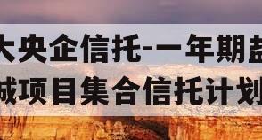 大央企信托-一年期盐城项目集合信托计划