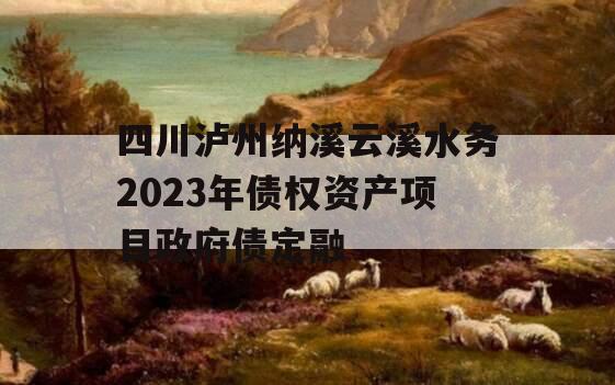 四川泸州纳溪云溪水务2023年债权资产项目政府债定融