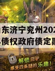 山东济宁兖州2023年债权政府债定融