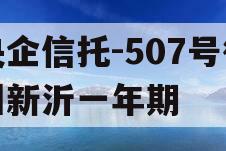 央企信托-507号徐州新沂一年期