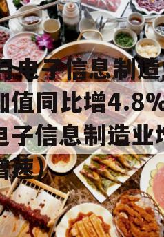 10月电子信息制造业增加值同比增4.8%（电子信息制造业增加值增速）