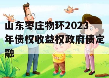 山东枣庄物环2023年债权收益权政府债定融