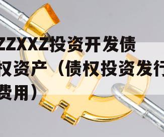 ZZXXZ投资开发债权资产（债权投资发行费用）