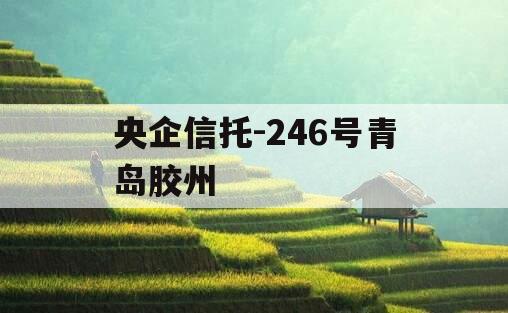 央企信托-246号青岛胶州