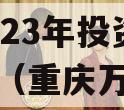 重庆市万盛经开区城市开发2023年投资债权项目（重庆万盛经济开发区加快转型发展）