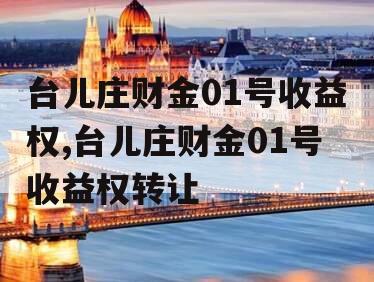 台儿庄财金01号收益权,台儿庄财金01号收益权转让