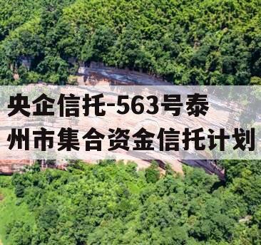 央企信托-563号泰州市集合资金信托计划