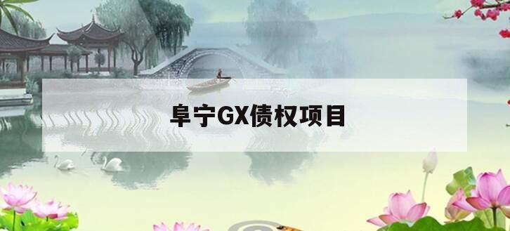 阜宁GX债权项目